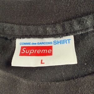 Supreme COMME des Garcons Black Long Sleeve Tee